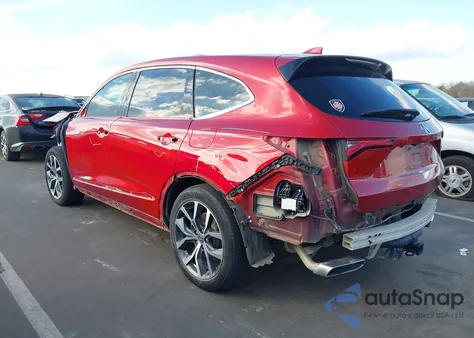 2022 Acura Mdx Technology Package z USA, uszkodzony, nr VIN 5J8YE1H47NL033554